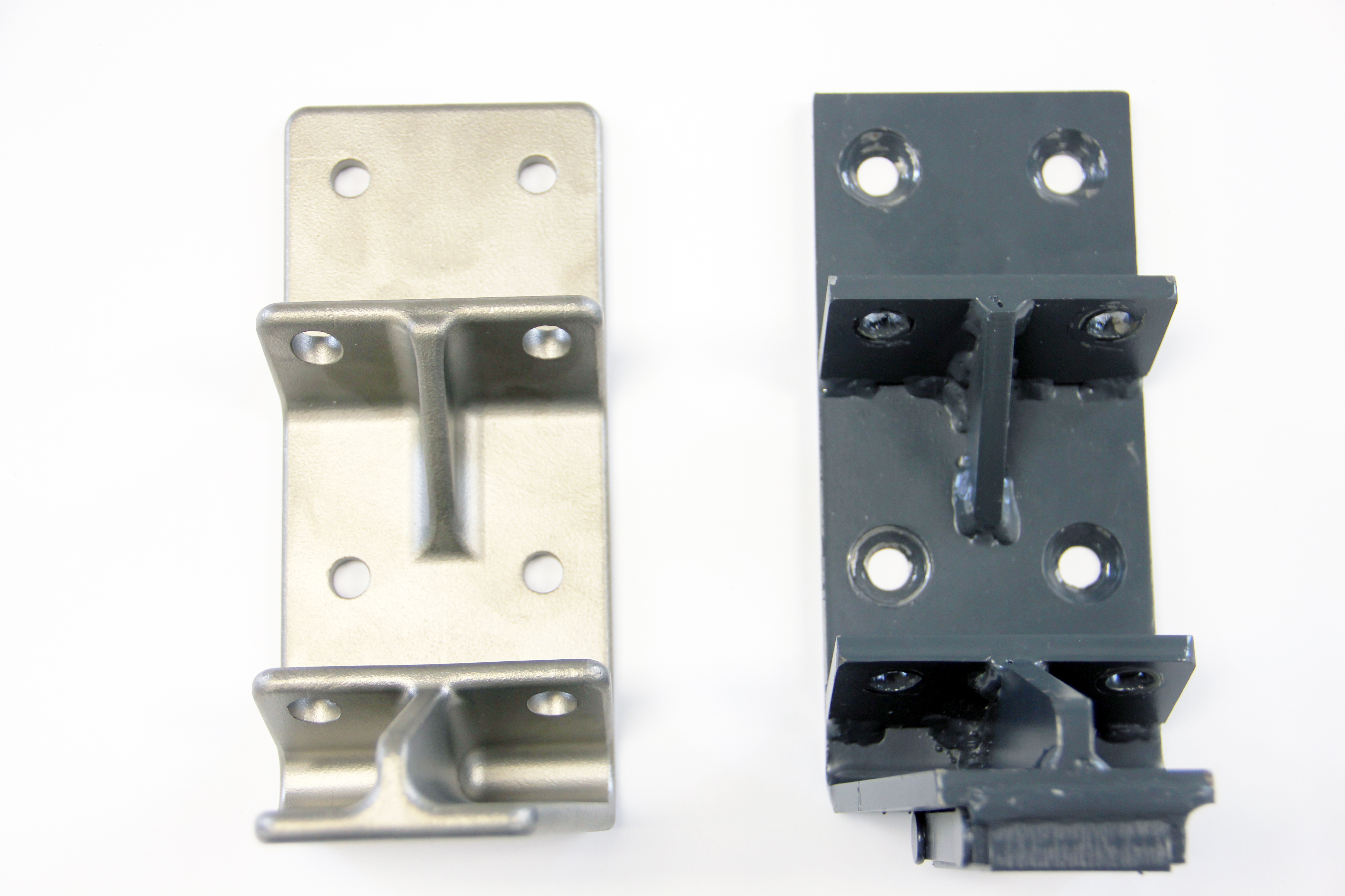 Trough Mounting Bracket - Investment casting vs. Welding